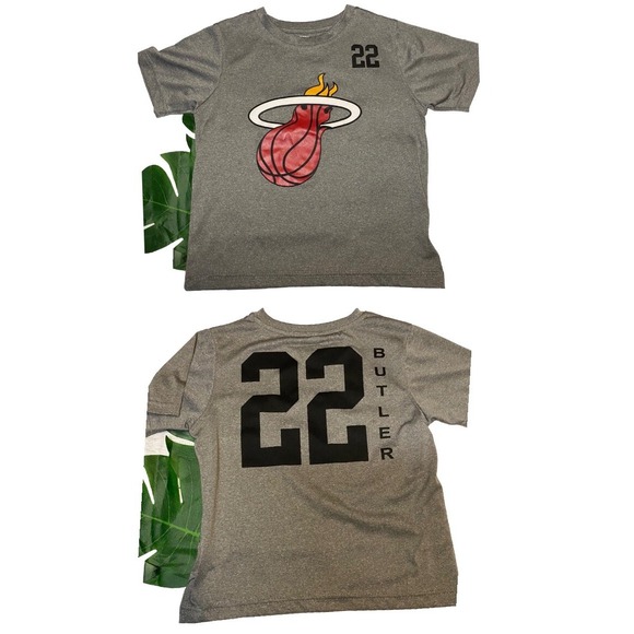 NBA MIAMI HEAT Jimmy Butler 22 MVP   T SHIRT Youth Kids XS 4/5 - Picture 1 of 6